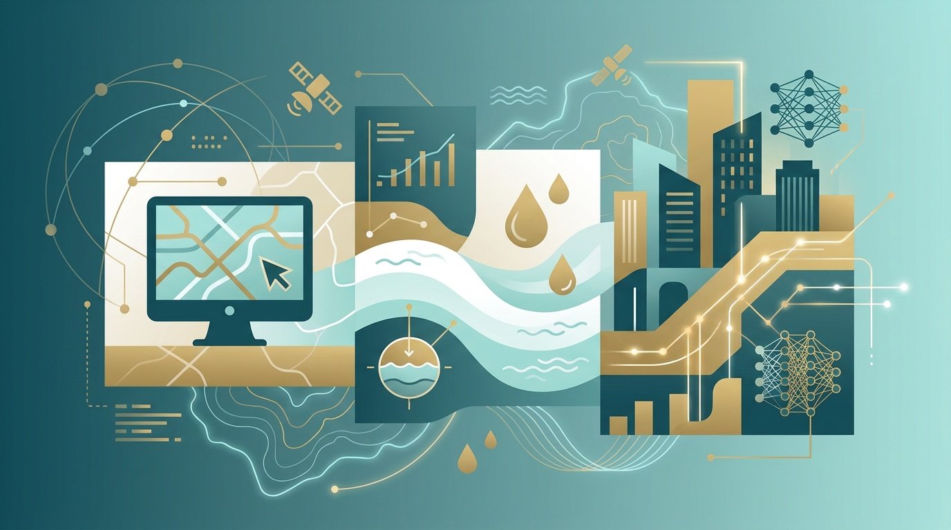 Integrated water, GIS, environmental and infrastructure artwork from original website
